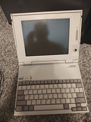 UNTESTED Vtg Compaq LTE LITE 25E Laptop Computer AS IS For Parts or REPAIR