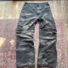 Urban Pipeline Teen Camo Cargo Pants Size 14 R 90s Vintage Y2K Skater 30x26
