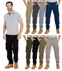 US Men Tactical Cargo Pants Soldier Straight-fit Work Combat Trousers Outdoor AA