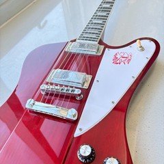 US Warehouse Firebird Red Electric Guitar Solid Body Fixed Bridge