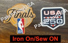 USA 250 Patch NBA Finals Patch Knicks Spurs Basketball Jersey Patch Anniversary