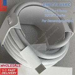 USB-C to USB-C Fast Charger Cable For iPhone 17/17Pro/17 Pro Max /16/15 Plus Lot