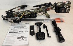 Used- Wicked Ridge Invader M1 Crossbow with ACUdraw Cocking Device Peak XT