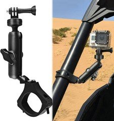 UTV ATV Camera Mount, Compatible with GoPro, 1.75-2 inch Roll Bar, Aluminum All
