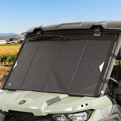 UTV Thickened Glass Windshield Cover Fit Ranger XP 1000/Crew Defender HD5-HD10