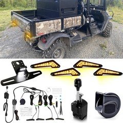 UTV Turn Signals W/ License Plate Holder Street Legal For Kubota RTV-X900 X1140
