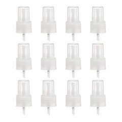 uxcell Spray Top 12Pcs 24/410 Plastic Fine Mist Reusable 24/410, Clear