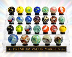 Vacor / Mega Marble Jumbo 1.35" Boulders Large Glass You Pick by Vintage Marbles