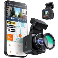 Vantrue E1 Pro 4K Dash Cam Front STARVIS 2  Built-in GPS Night Vision Car Camera
