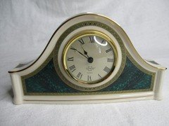 Very Rare - Lenox Fine Bone China Mantle Clock “Classic Edition” Pattern (C2)