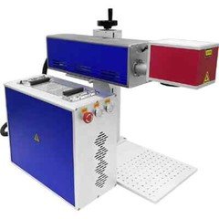 VEVOR 30/40W CO2 Laser Marking Machines Laser Engraver Metal w/ Rotary 21*21cm