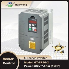 VFD 220V 10HP 7.5kW 34A Vector Control Variable Frequency Drive Inverter motor