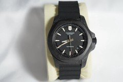 Victorinox Swiss Army Automatic 44mm Carbon Black Dial Rubber Strap Date 200m