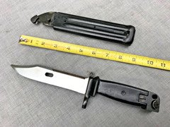 Vietnam era Yugo Model 70 type II knife Bayonet & Scabbard