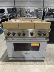 Viking Professional 5 Series VGR5366BSS 36 Inch Pro-Style Gas Range 6 Burners