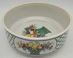 Villeroy & Boch BASKET Round Vegetable Serving Bowl 8.25" Diameter Germany #1748