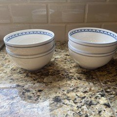 Villeroy & Boch Casa Azul Rice Bowl Set of 4 Made In Luxembourg