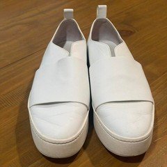 Vince Leather 'Warren" Slip-On Platform Sneaker – Women's Size 8.5 Minimalist