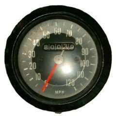 Vintage 120 MPH Manual Speedometer Vintage Classic Vauxhall 