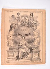 Vintage 1861 Cosmopolitan Art Journal & Literature Vol. V. No. 1 Pre Civil War
