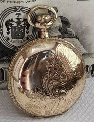 Vintage 18s Gold Filled Hunter Pocket Watch Case