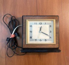 Vintage 1930s Hammond Cavalier Art Deco Synchronous Spin Start Electric Clock