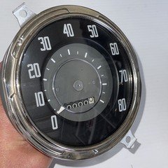 VINTAGE 1950s GMC Pick Up Truck MILITARY ?Type 80mph Speedometer Refurbished