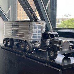 VINTAGE 1950’s SMITH MILLER B MACK CUSTOM SEMI TRUCK BLACK AND GOLD VERY NICE