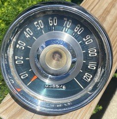Vintage 1957-1959 Chrysler Speedometer 120 MPH