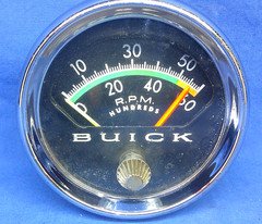Vintage 1962-1969 Buick Accessory Console / Knee Knocker Tachometer