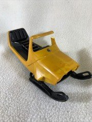 Vintage 1970’s Tonka Yellow Plastic Snowmobile For Jeep Wagoner
