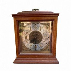 Vintage 1980s Hamilton El Jebel Shrine Temple Masonic Mantel Clock Hermle Quartz