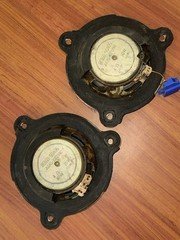 Vintage 1980s Japan Toyota Landcruiser Stereo Speakers Factory Original OEM Pair