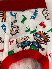 Vintage 1998 Boy's Underwear Briefs Hanes Cotton Size 6 NWT RUGRATS
