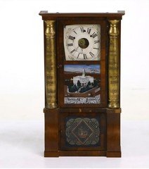 Vintage 19th Century Seth Thomas Triple-Decker Column Mantle Shelf Clock