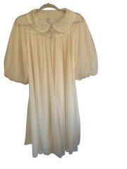 Vintage 70s Gossard Artemis Night Gown Chiffon Feminine Style