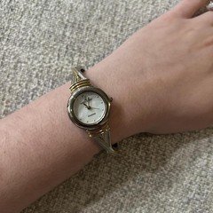 Vintage Anne Klein Silver and Gold Tone Watch
