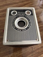 Vintage Ansco Shur Shot Box Camera 120 Film Made in USA