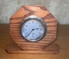 Vintage ART DECO Wooden SMITHS of London Mantel Clock
