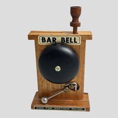 Vintage Bar Bell Ring For Another Round Scotch Whisky Mancave Decor Works