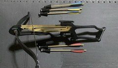 Vintage Barnett Commando Crossbow Self Cocking 175Lb Draw 007 James Bond