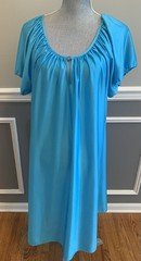 Vintage Blue Nightgown Women’s Size Medium By Miss Dira New York (read)