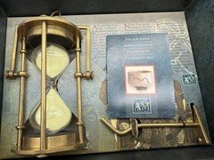Vintage Brass Revolving Hourglass Nautical Marine Sandglass Sand Timer New