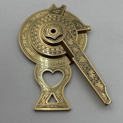 Vintage Bronze/ Brass NOCTURLABIUM NOCTURNAL Astrological Instrument Retro