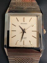 Vintage Citizen Exceed Quartz 4-755725K Original Bracelet Running