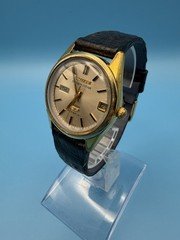 Vintage Citizen Seven Star Deluxe 21J Automatic Day Date Gold Watch Japan