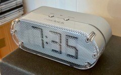 Vintage DAKA Mechanical Pin  Clock - Model CK33,  Silver