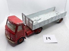 VINTAGE DINKY TOYS 914 AEC ARTICULATED BRITISH ROAD SERVICES LORRY RED HUBS