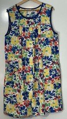 Vintage Dreamcoats Floral Snap Front Housecoat Muumuu 20W