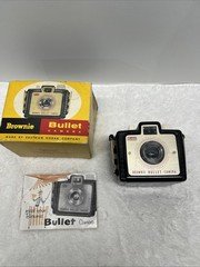 Vintage Eastman Kodak Brownie Bullet Camera and Instructions Manual